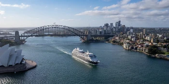 2026 New Zealand & Australia Golf Cruise Vacation Package Azamara Journey Arrives in Sydney - PerryGolf + Azamara Cruises